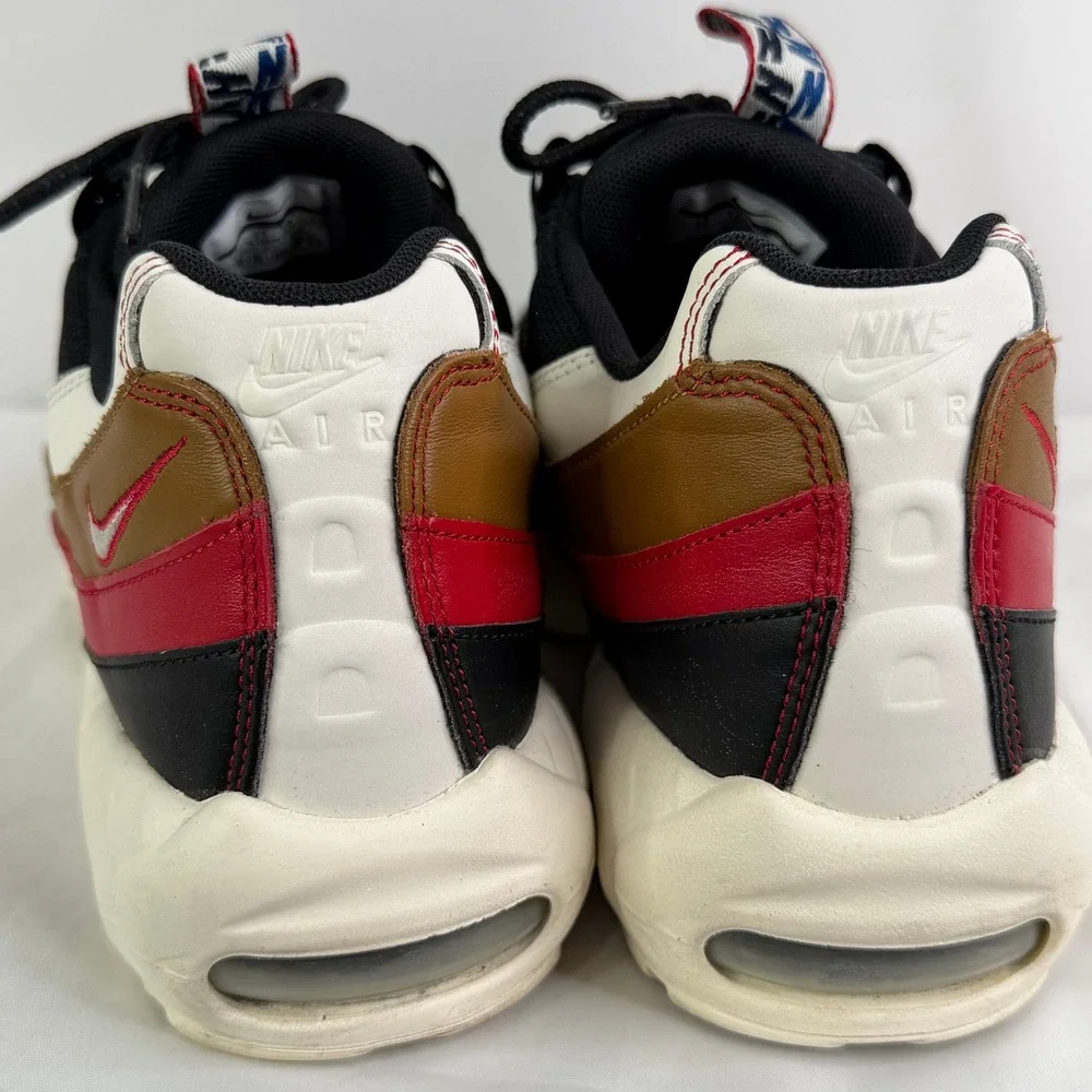 Nike Air Max 95 TT PRM Black Ale Brown Gym‎ Red AJ4077-002 Mens Size 12